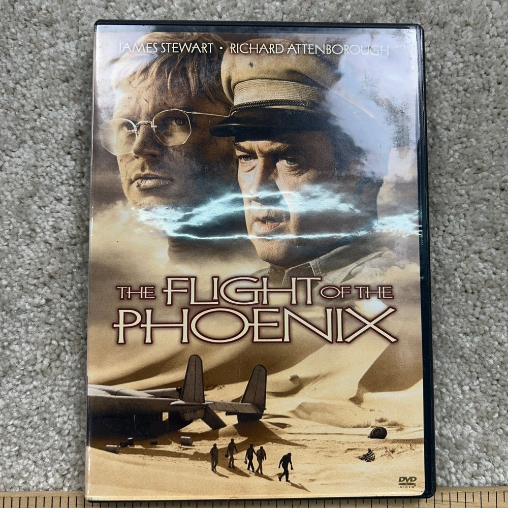 The Flight of the Phoenix DVD 2003 Widescreen James Stewart Richard Attenborough